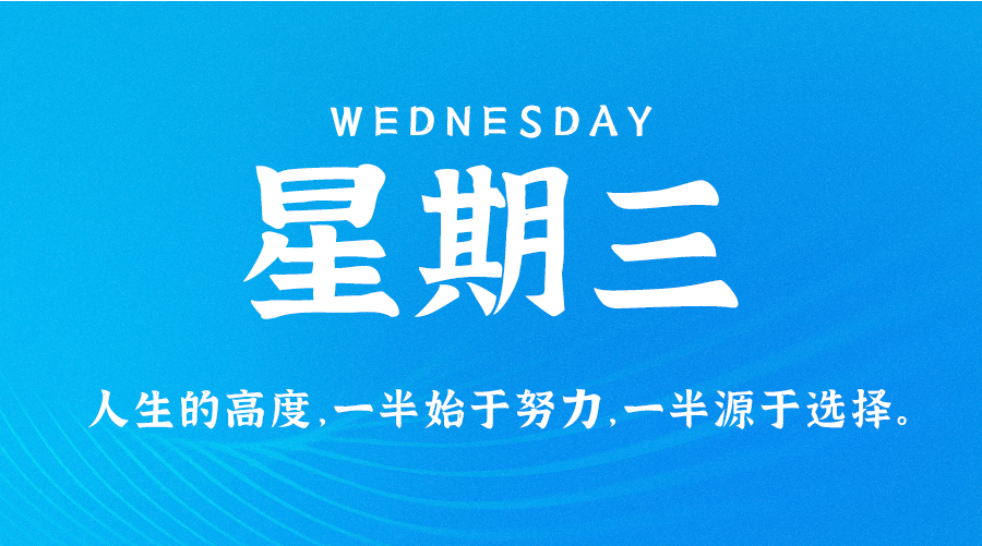 9月22日，星期三，在这里每天60秒读懂世界！