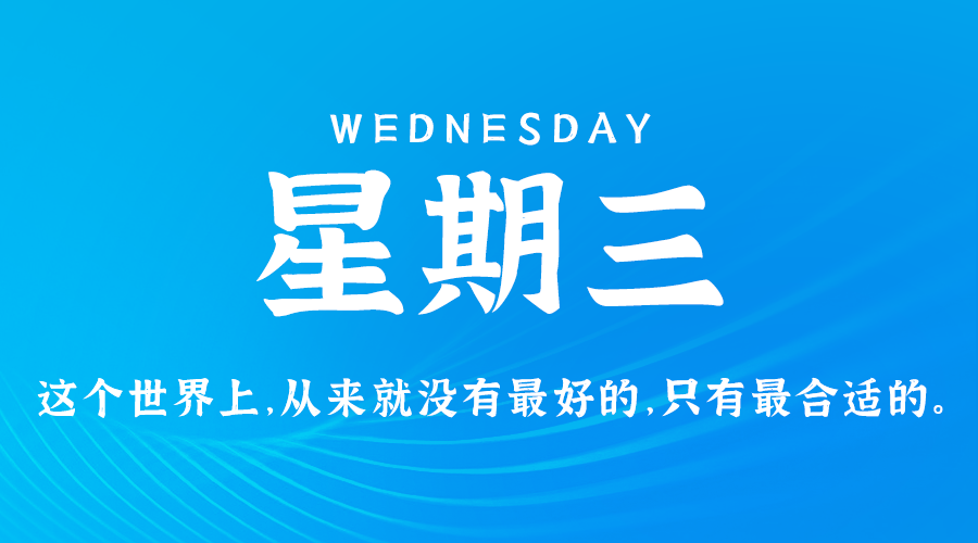 4月3日，星期三，在这里每天60秒读懂世界！