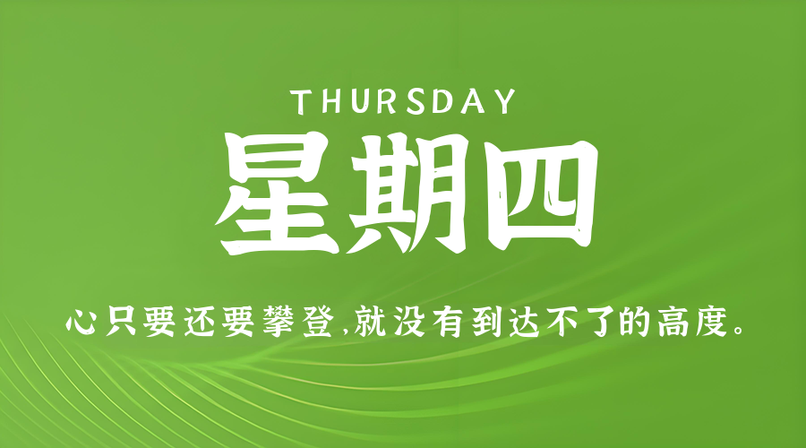 6月12日，星期四，在这里每天60秒读懂世界！