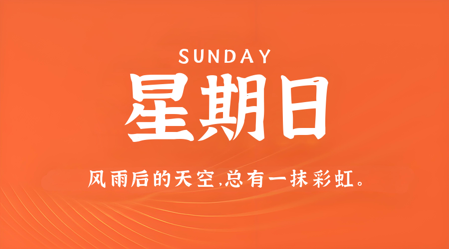 8月10日，星期日，在这里每天60秒读懂世界！