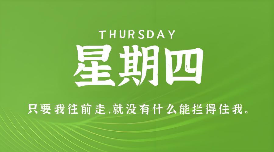 8月14日，星期四，在这里每天60秒读懂世界！